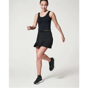 SPANX Yes, Pleats! Skirt Skirt 14” Black Size Medium